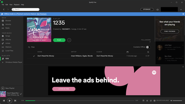 Can i download music from spotify to pc